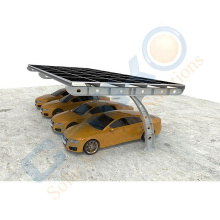 Anodized aluminum solar parking lot racks for solar panels with TUV certification